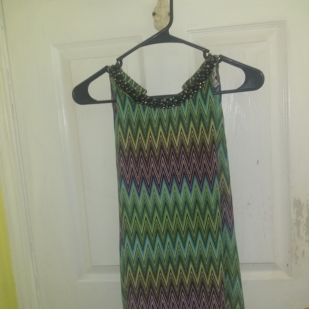 Jennifer Lopez beaded collar blouse